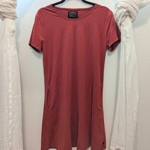 United by Blue brick red dress with pockets